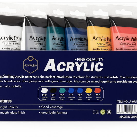 KeepSmiling CreativeCore – 6-Color Acrylics