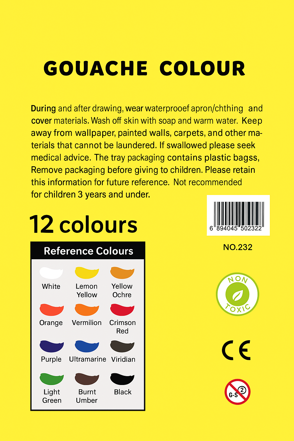 TROY Gouache Colour Set